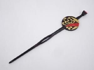 本鼈甲　金蒔絵簪　□z